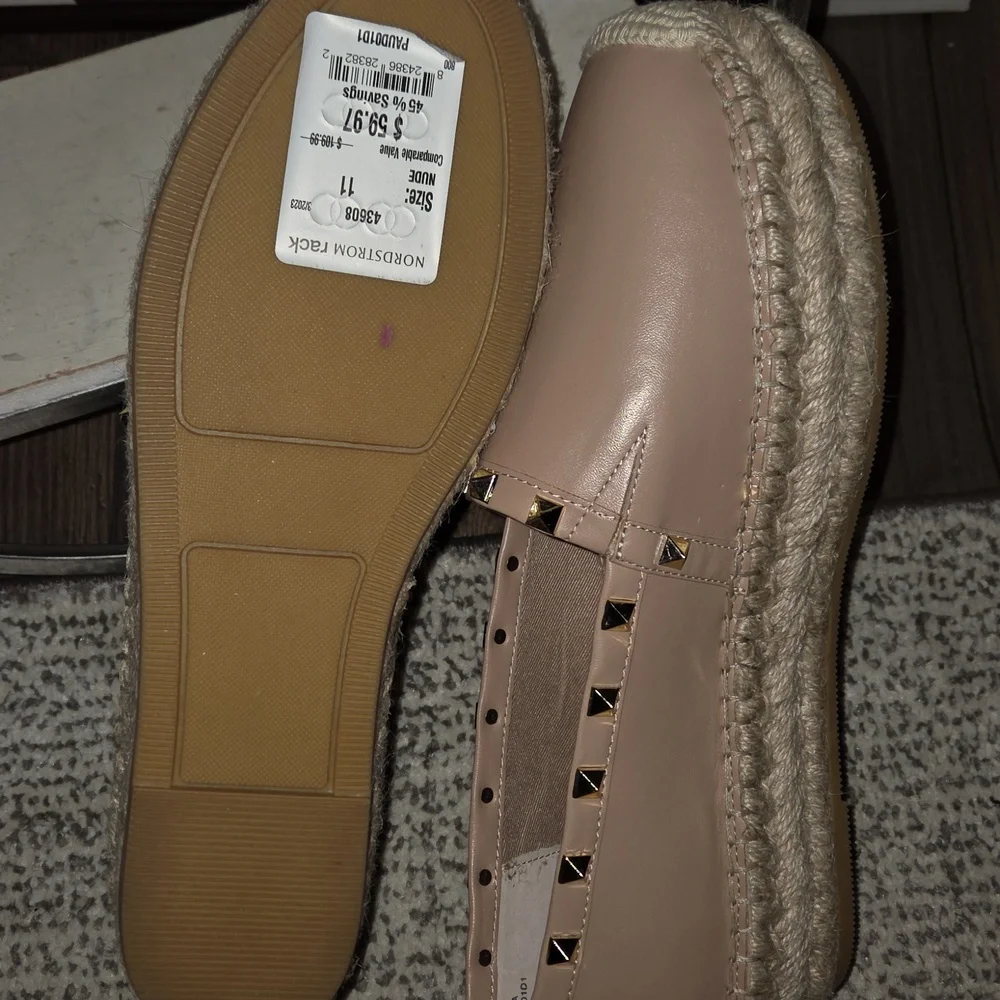 Steven New York Lambskin Espadrilles sz 11 - Picture 7 of 7